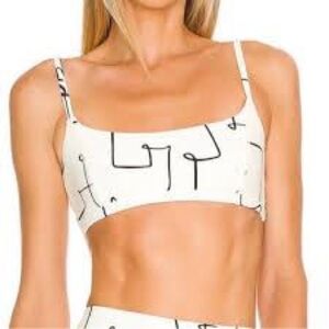 WeWoreWhat Monochrome Bikini Top